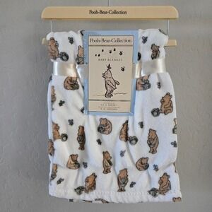 Pooh Bear Collection Winnie The Pooh Honey Bees 30"x40" Baby Blanket
